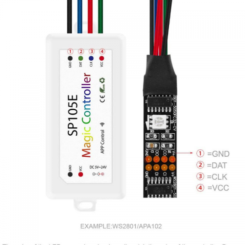 SP107E Pixel Led Kontrol Cihazı