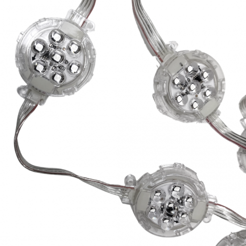 Pixel Led 50mm WS2811 IC Chip WS2811 led piksel modülü; 50mm çap