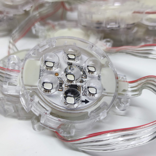 Pixel Led 50mm WS2811 IC Chip WS2811 led piksel modülü; 50mm çap