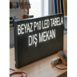 BEYAZ KAYAN YAZI LED TABELA