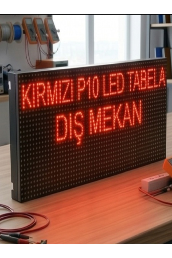 KIRMIZI KAYAN YAZI LED TABELA