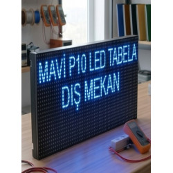 MAVİ KAYAN YAZI LED TABELA