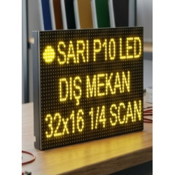 SARI KAYAN YAZI LED TABELA