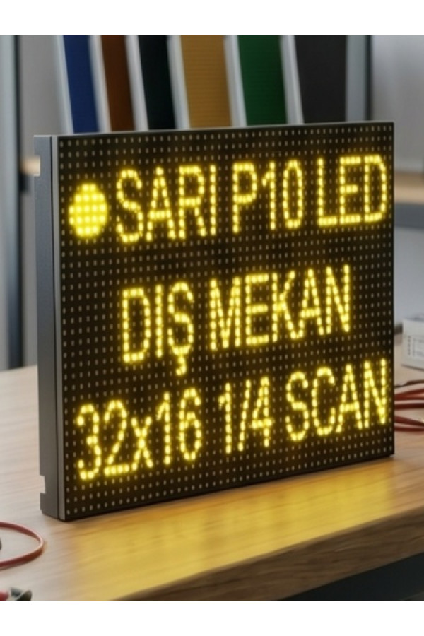 SARI KAYAN YAZI LED TABELA