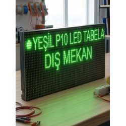 YEŞİL KAYAN YAZI LED TABELA