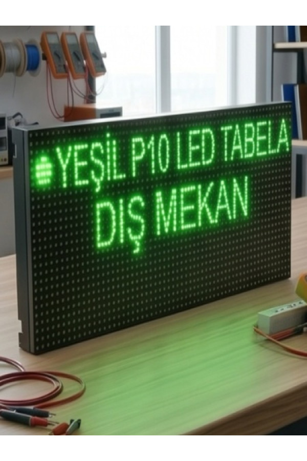 YEŞİL KAYAN YAZI LED TABELA