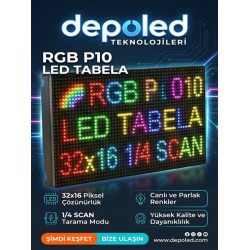 RENKLİ KAYAN YAZI LED TABELA