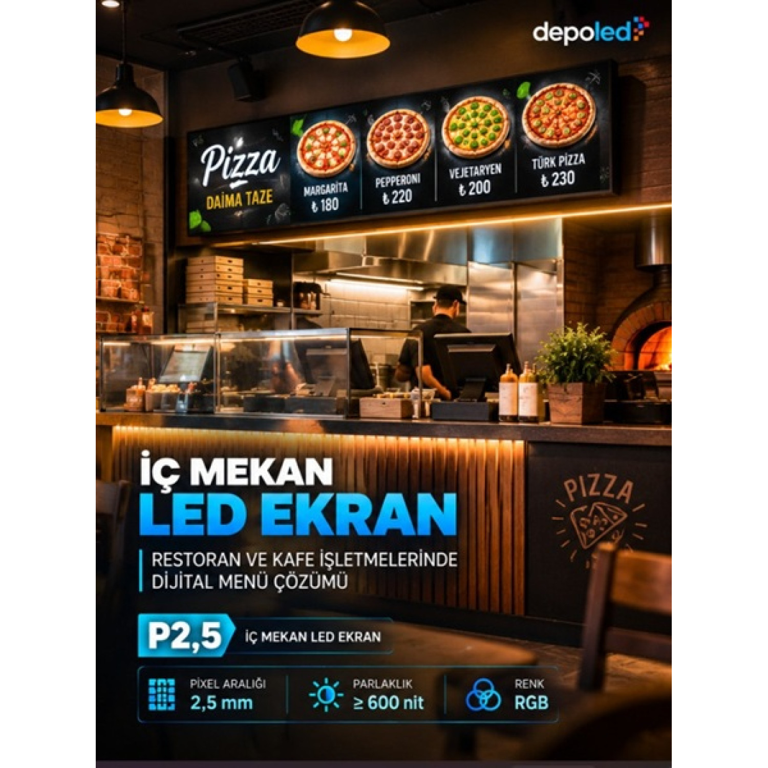 P2.5 İç Mekan LED Ekran