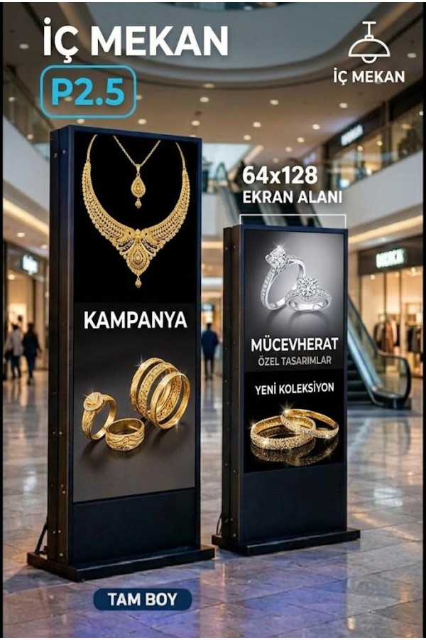 P 2.5 İç Mekan  POSTER LED EKRAN