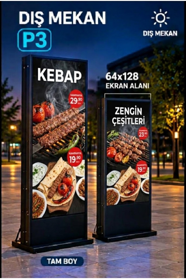 P3 Dış Mekan Poster LED Ekran