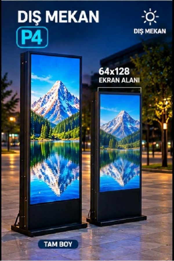P4 Dış Mekan Poster LED Ekran
