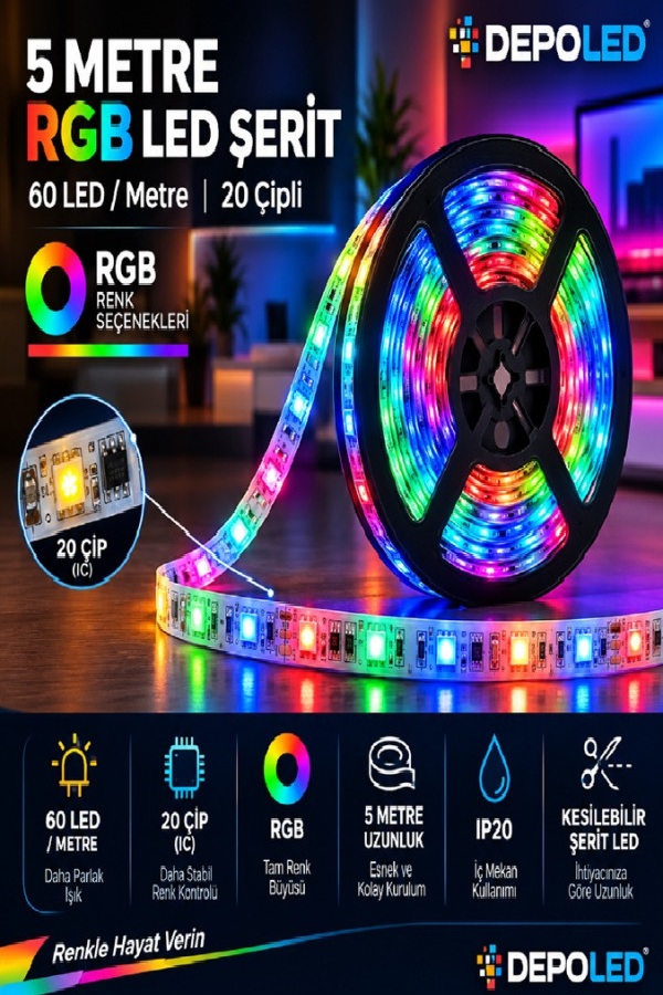 PİXEL ŞERİT LED İÇ MEKAN