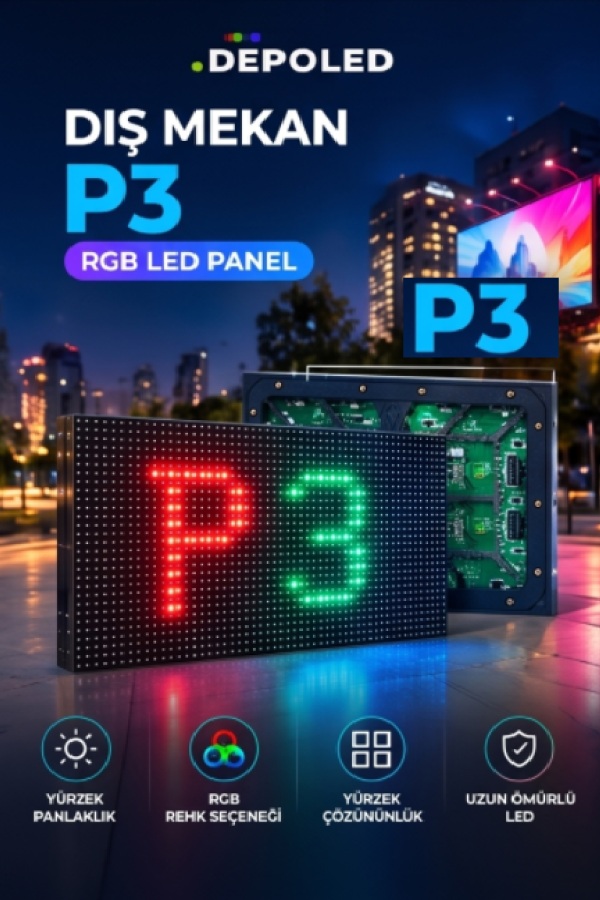 P3 dış Mekan LED Panel