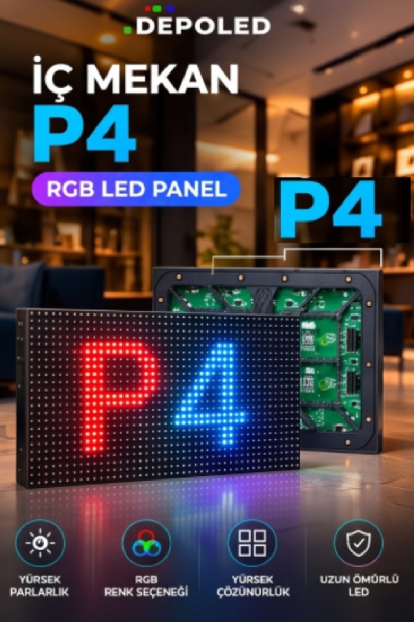 P4 İç Mekan LED Panel