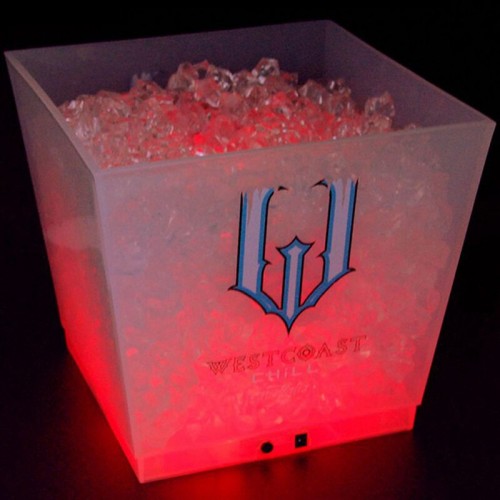 Led Işıklı Buz Kovası 10 Litre Parti, Kulüp, Bar Kovası