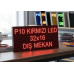 P10 Kırmızı LED-Dış Mekan Kayan Yazı Paneli