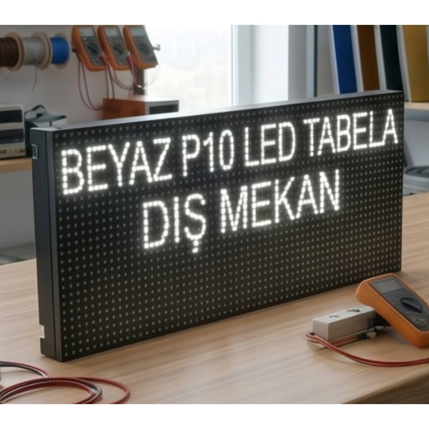 BEYAZ KAYAN YAZI LED TABELA