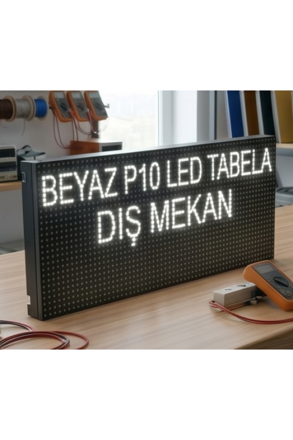 BEYAZ KAYAN YAZI LED TABELA