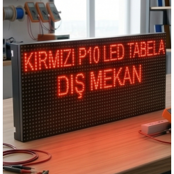 KIRMIZI KAYAN YAZI LED TABELA