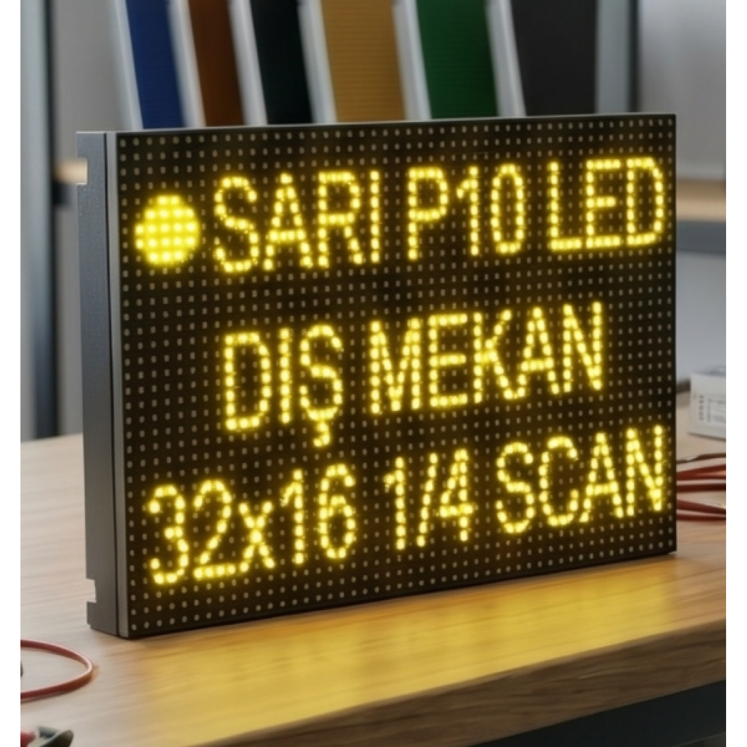 SARI KAYAN YAZI LED TABELA