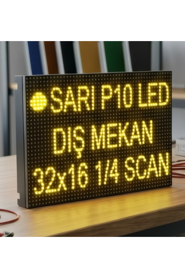 SARI KAYAN YAZI LED TABELA