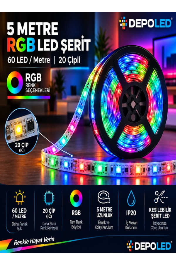 İÇ MEKAN PİXEL ŞERİT LED