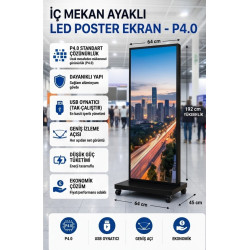 İç Mekan p4 Poster LED EKRAN