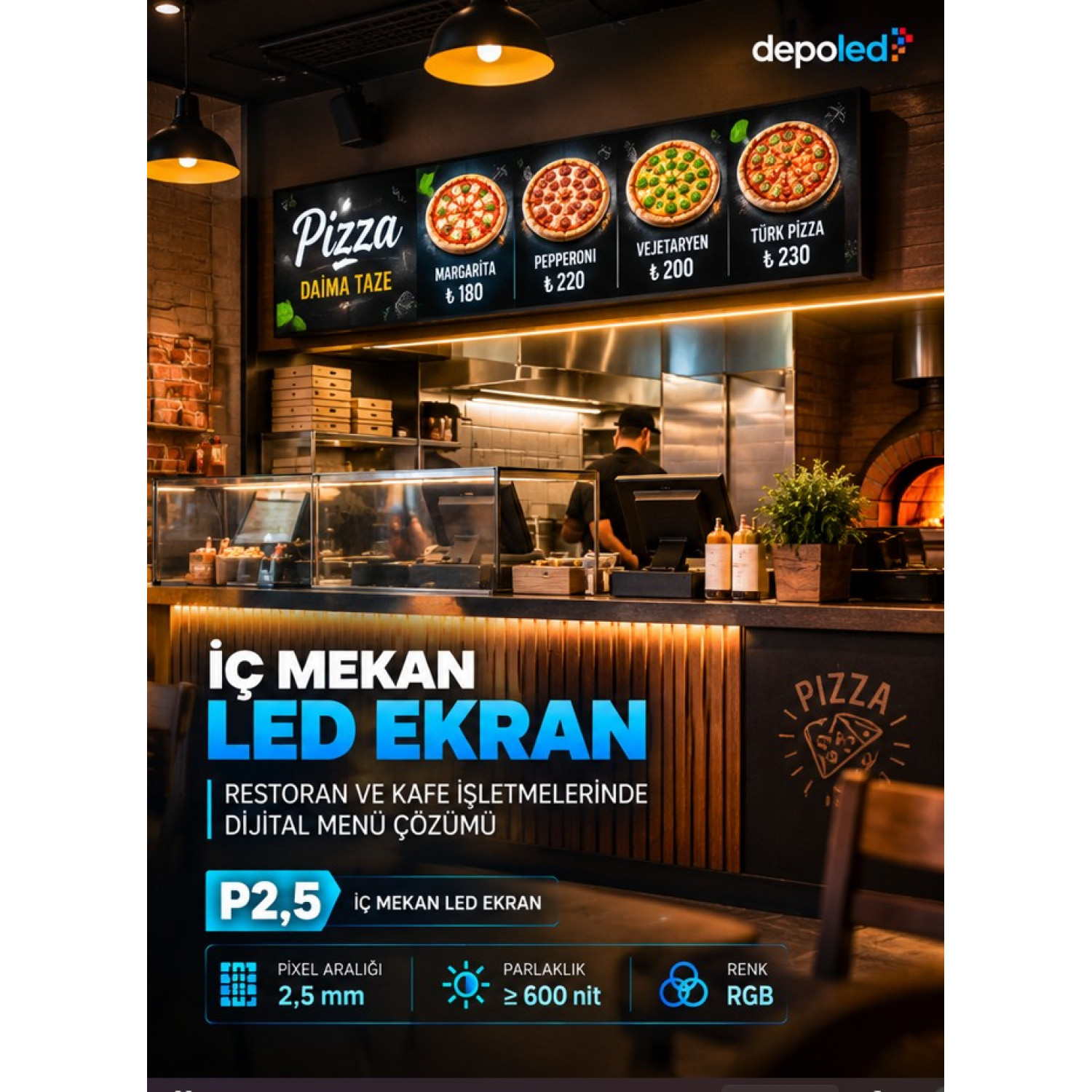 P2.5 İç Mekan LED Ekran