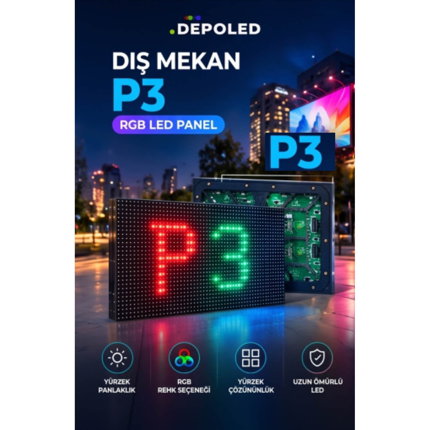 P3 dış Mekan LED Panel