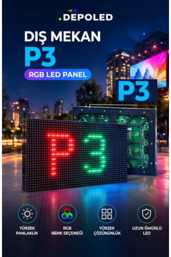 P3 dış Mekan LED Panel