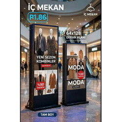 P 1.8 İç Mekan  Poster LED EKRAN