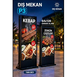 P3 Dış Mekan Poster LED Ekran