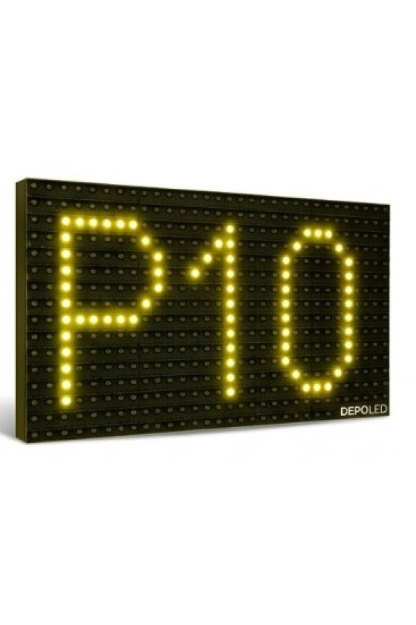 P10 SARI LED-Dış Mekan Kayan Yazı Paneli
