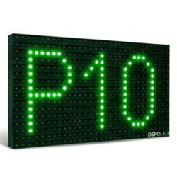 P10 Yeşil LED-Dış Mekan Kayan Yazı Paneli