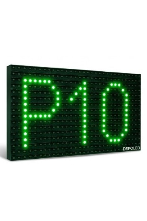 P10 Yeşil LED-Dış Mekan Kayan Yazı Paneli